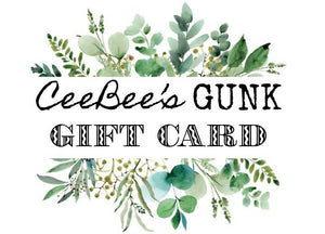 CeeBee's GUNK GIft Card